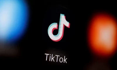 TikTok app logo on digital screen