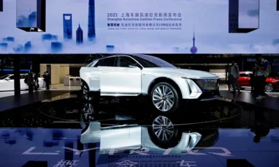 Cadillac EV Lyriq at Shanghai Auto Show 2021.