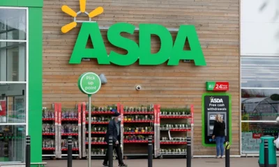 ASDA store entrance with cash machine.