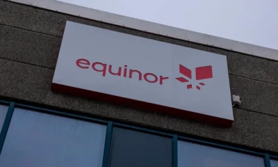 Equinor logo sign on building exterior