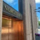 Entrance to Norges Bank building, Oslo