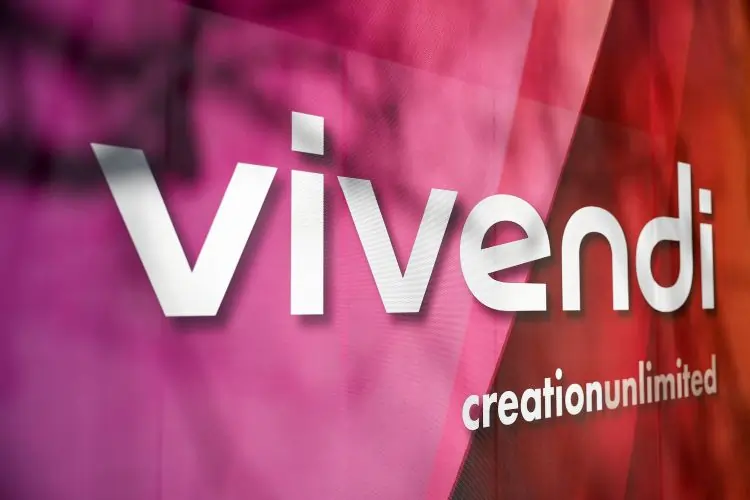 Vivendi logo with creative background