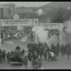 Military confronts demonstrators at Yonsei University centennial.