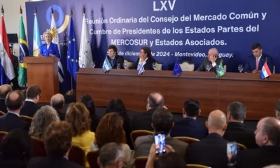 MERCOSUR summit in Montevideo, 2024, panel discussion.